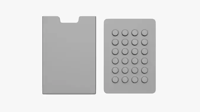 Basic Pill Box - Geometry Only No Textures No Materials