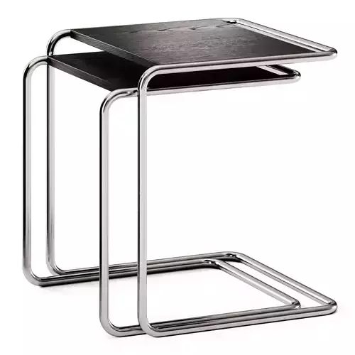Thonet B 97 Steel and Wood Side Table