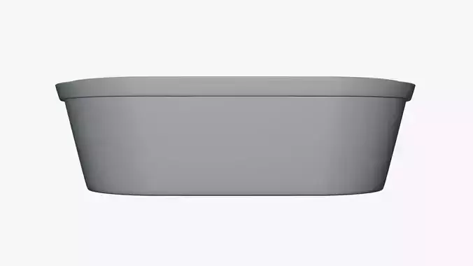 Basic Ice Cream Tube - Geometry Only No Textures No Materials