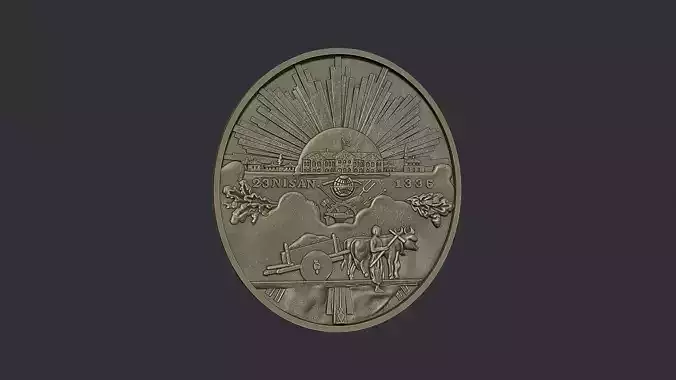 Turkiye Medal of Honor - Medal of Independence  3D print model