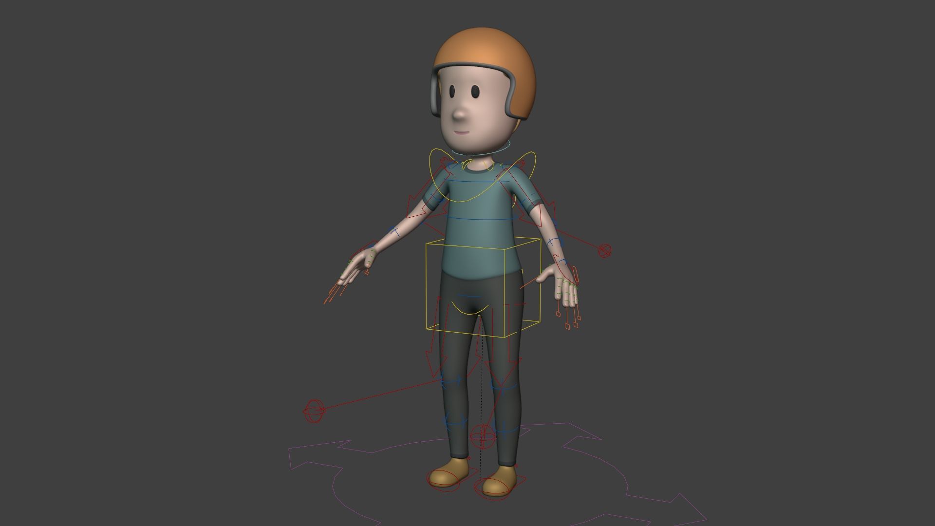 Cartoon Transport Pack - Scooter Plane Truck smartphone Hand Man Low-poly 3D model_4