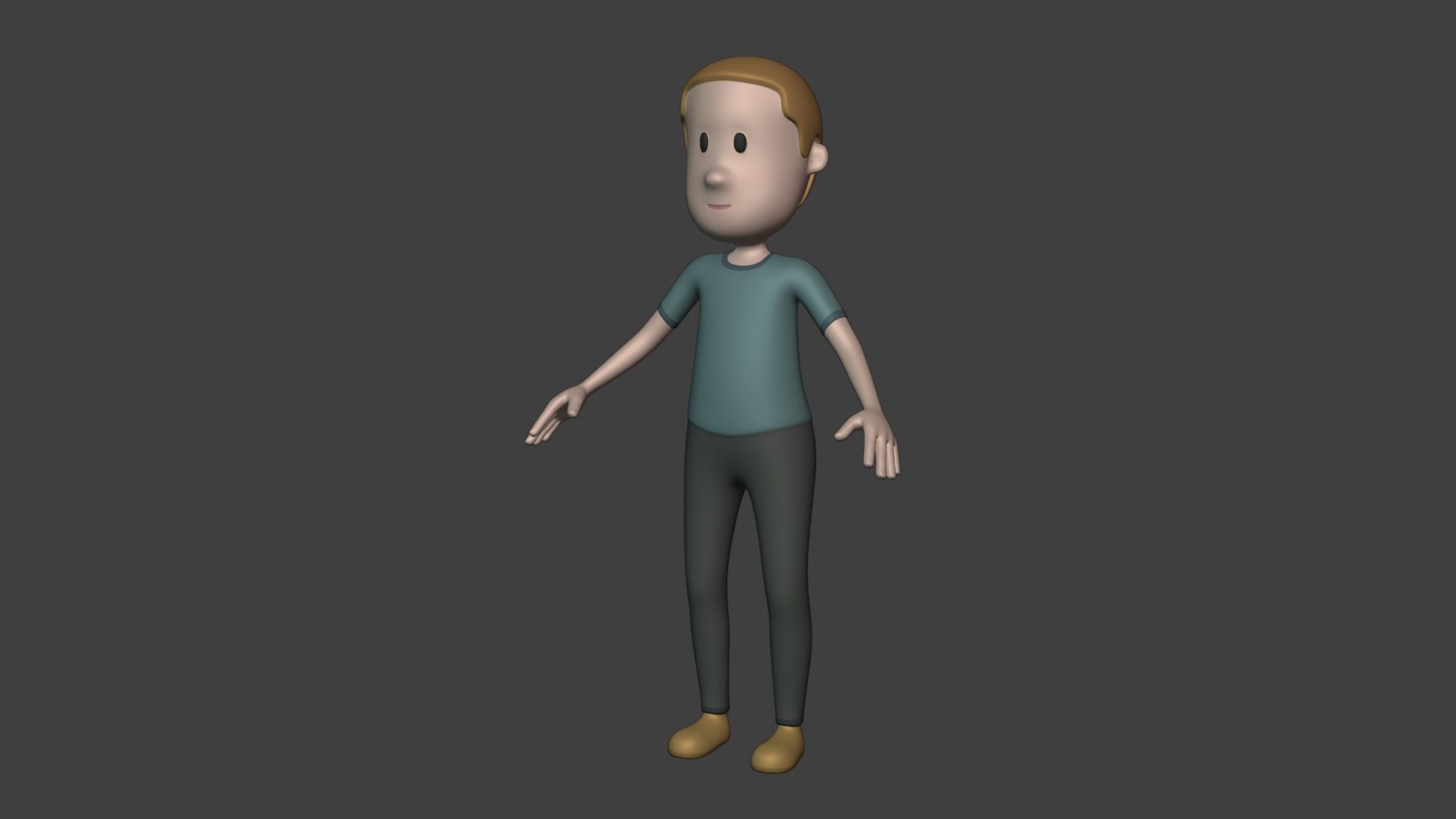 Cartoon Transport Pack - Scooter Plane Truck smartphone Hand Man Low-poly 3D model_5