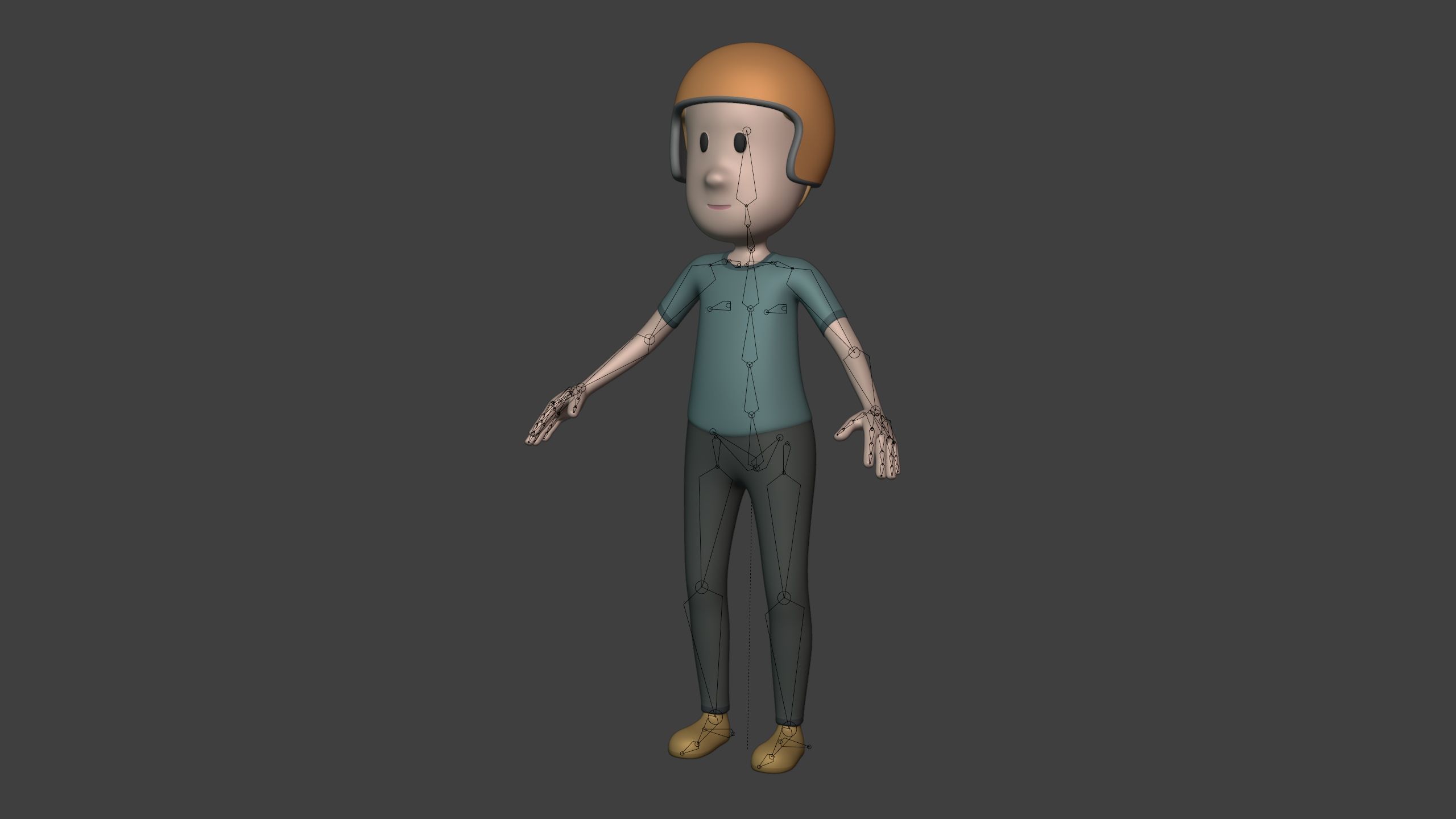 Cartoon Transport Pack - Scooter Plane Truck smartphone Hand Man Low-poly 3D model_3