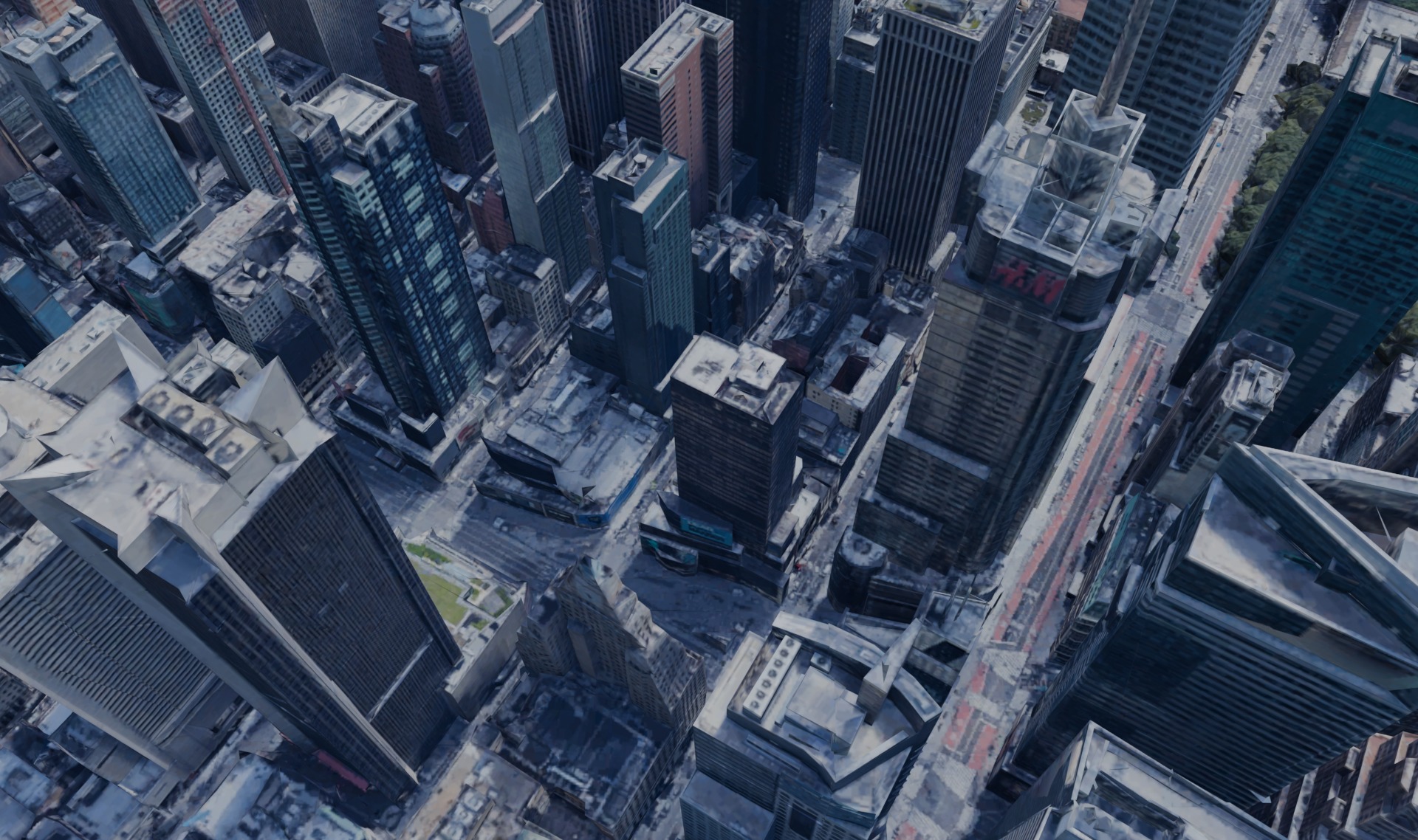 Low Poly New York Free 3D model_2