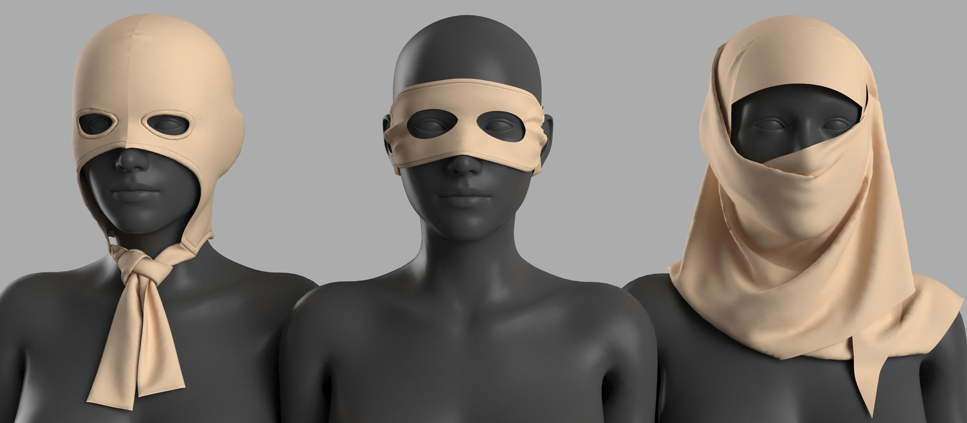 18 Face Mask 3D model_6