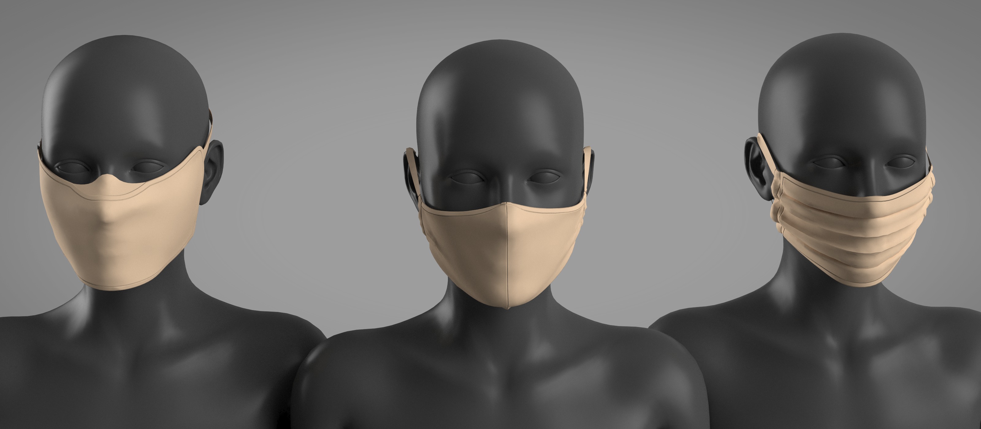 18 Face Mask 3D model_3