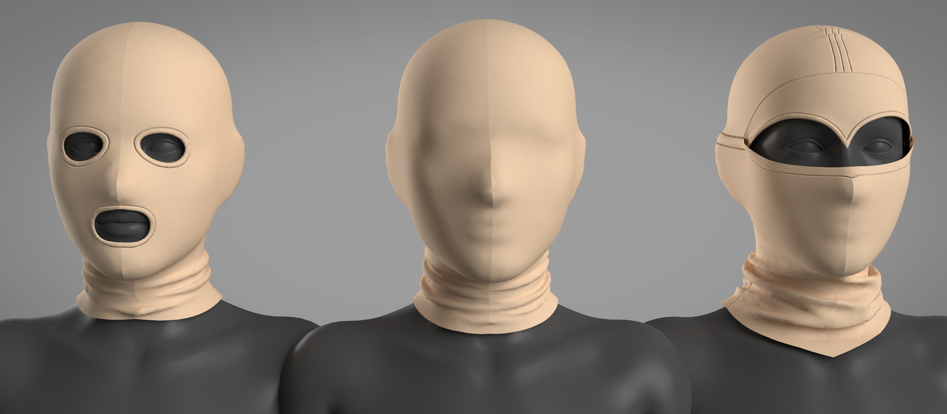 18 Face Mask 3D model_2