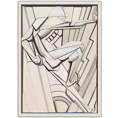 abstract painting 3D print model