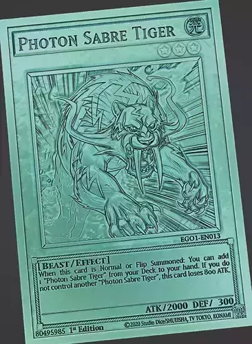 Photon Sabre Tiger - yu-gi-oh