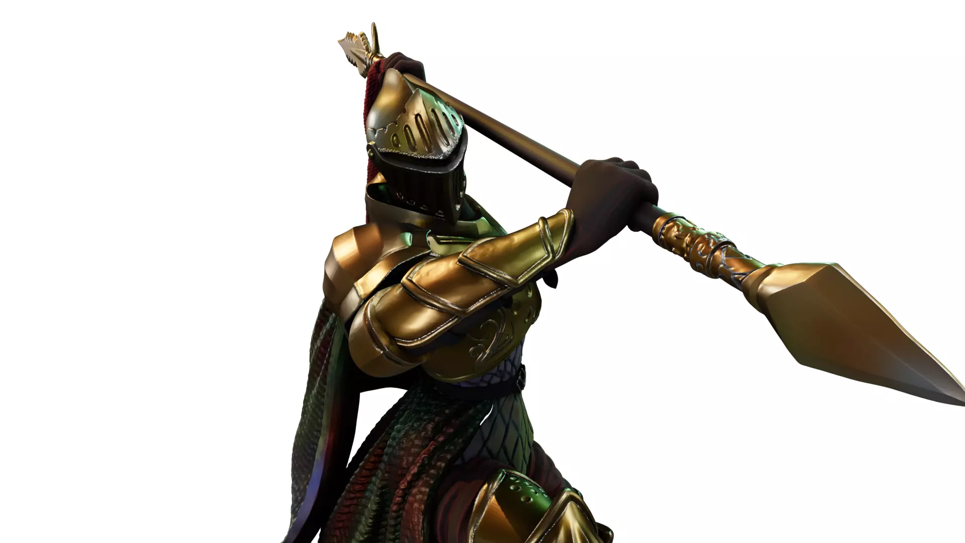 Hive Knight -3D Printable Miniature Presupported 3D print model_14