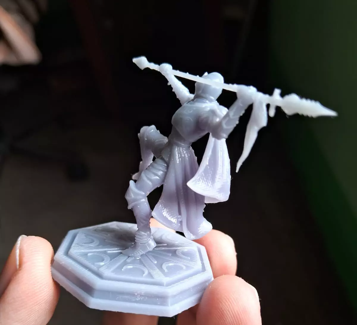 Hive Knight -3D Printable Miniature Presupported 3D print model_0