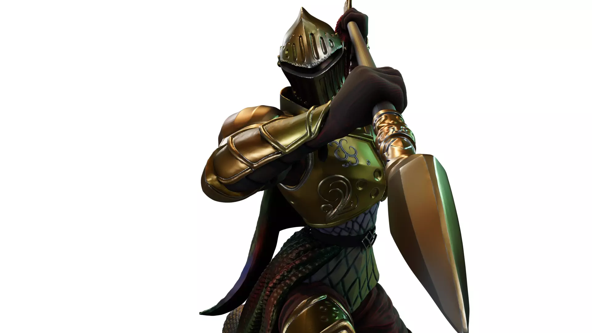 Hive Knight -3D Printable Miniature Presupported 3D print model_11