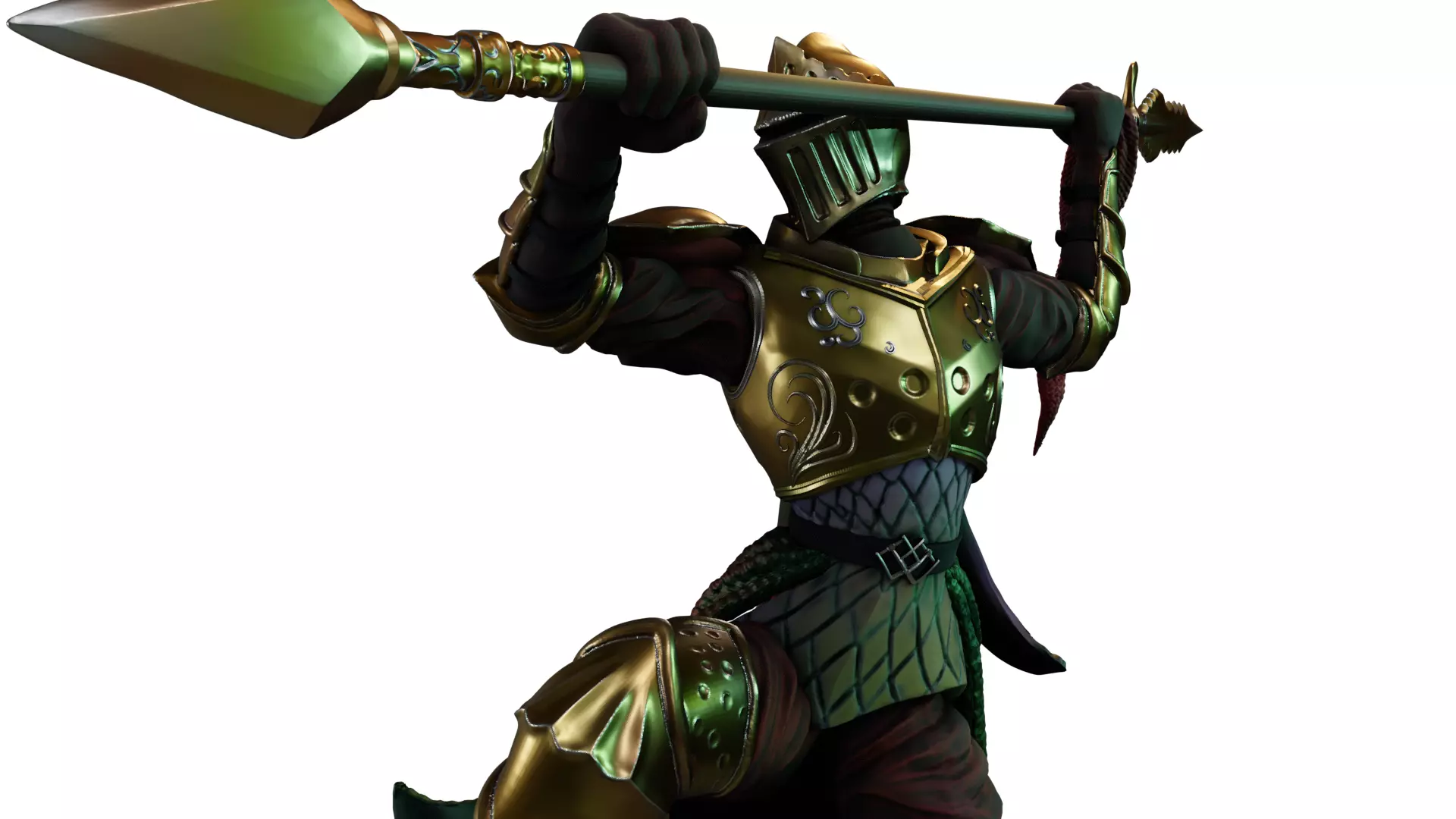 Hive Knight -3D Printable Miniature Presupported 3D print model_10