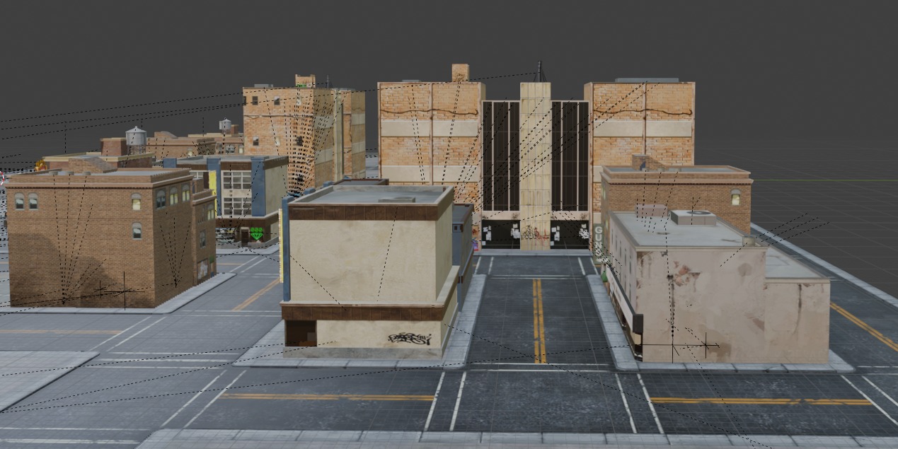 NFS City  3D model_8