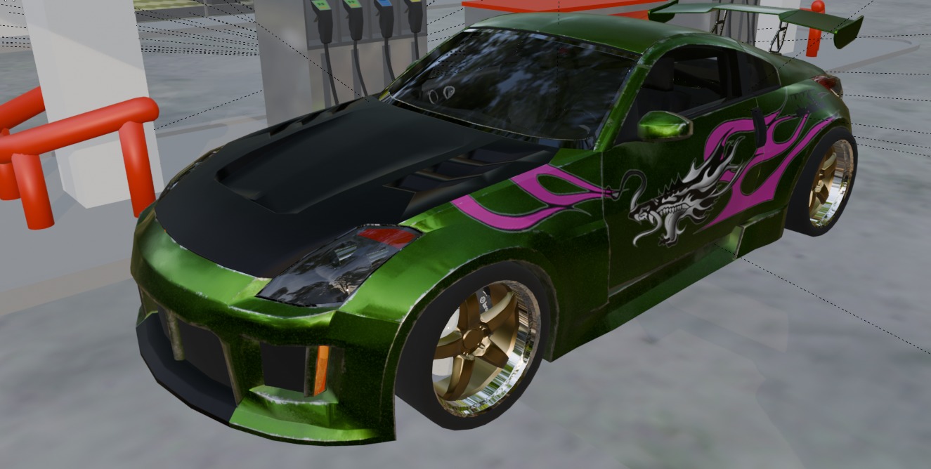 NFS City  3D model_14