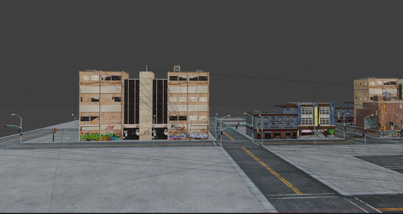 NFS City  3D model_1