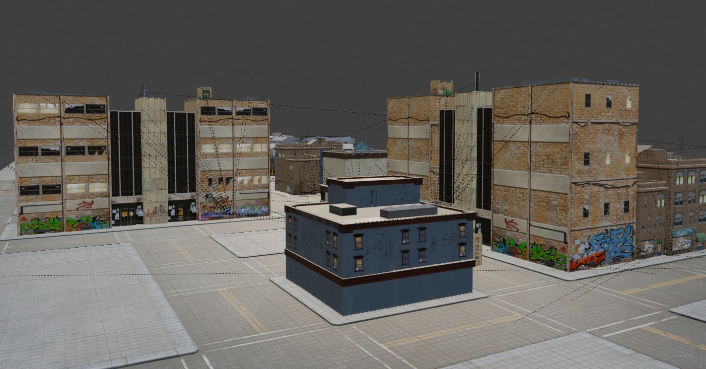 NFS City  3D model_7