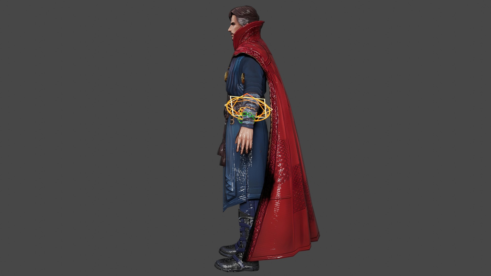 Doctor Strange Low-poly 3D model_2