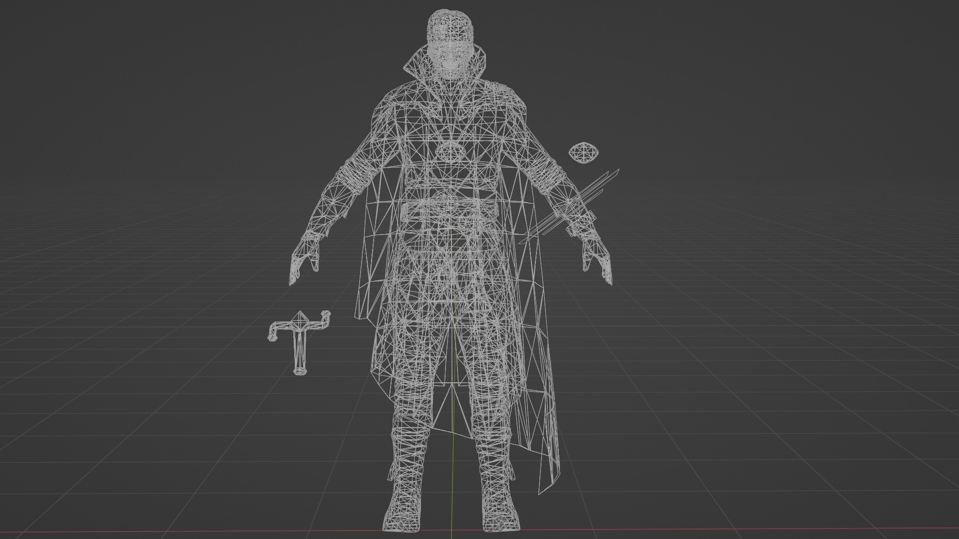 Doctor Strange Low-poly 3D model_6