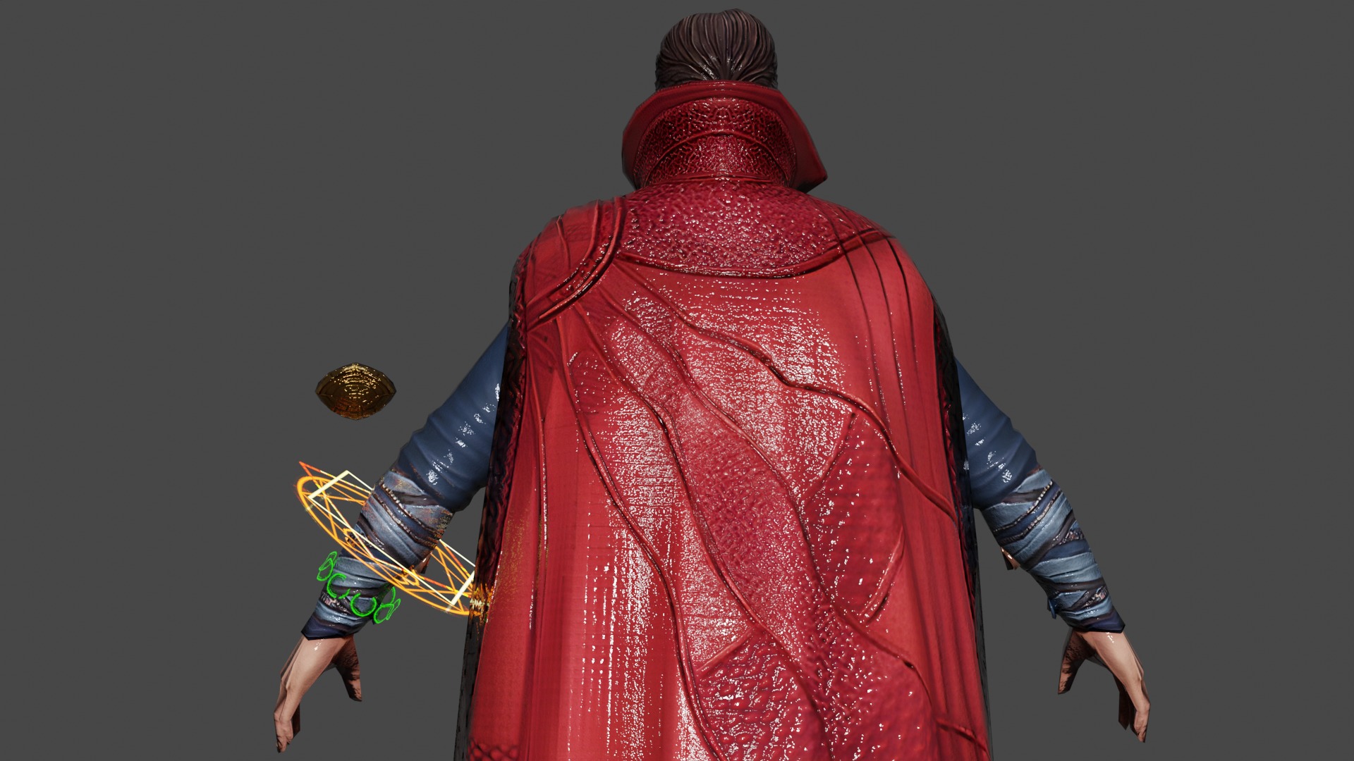 Doctor Strange Low-poly 3D model_5