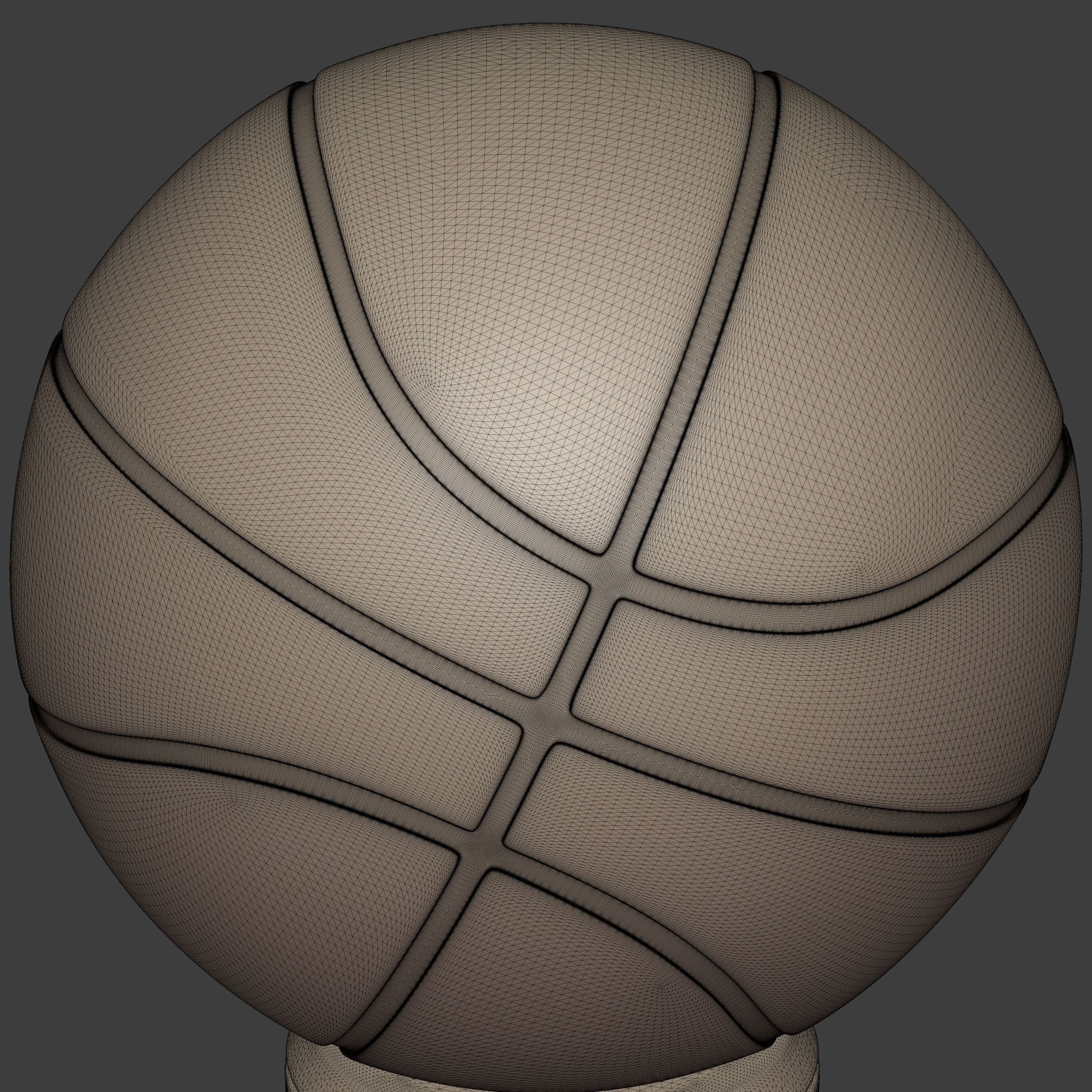 Basketball Trophy -- Original Design 3D print model_5