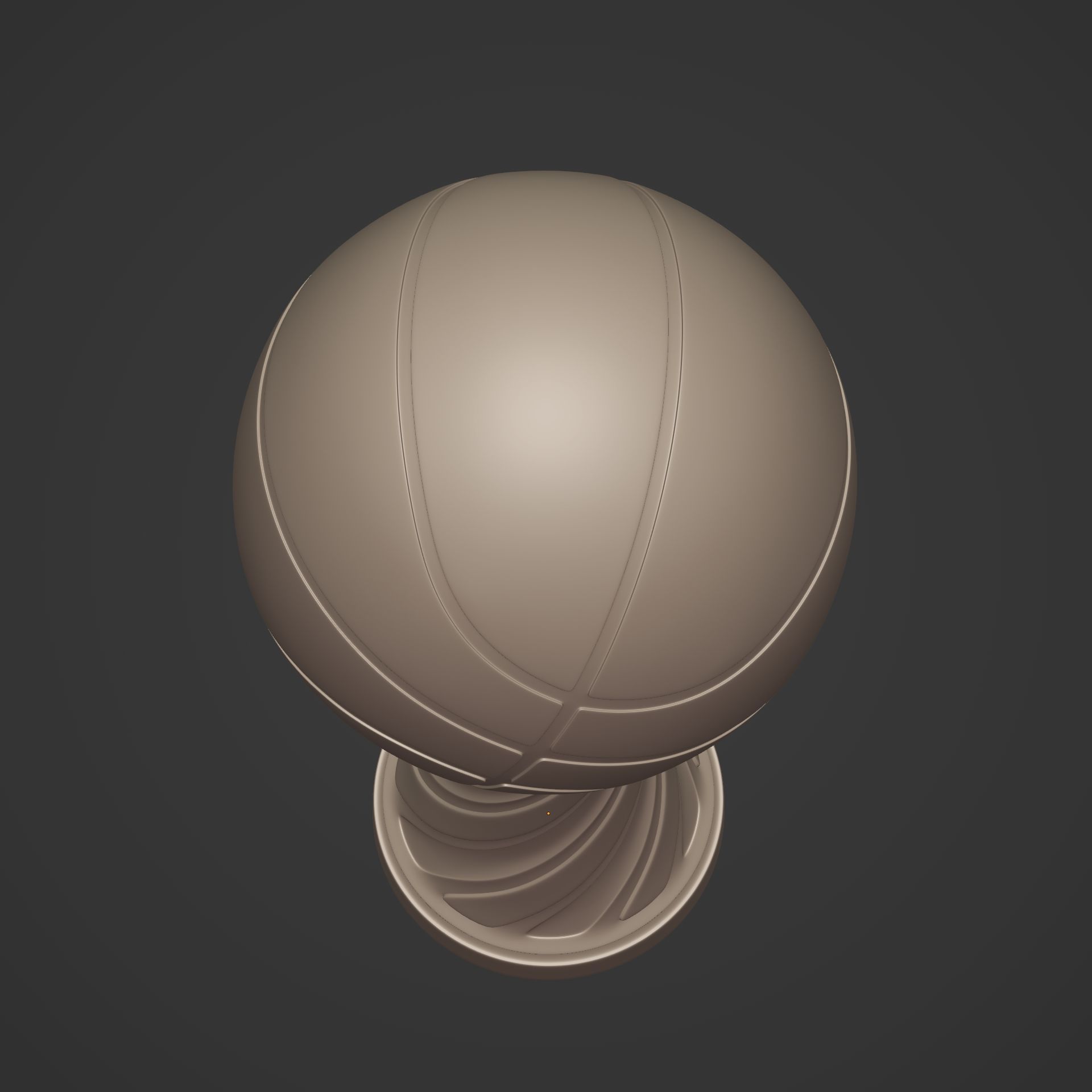 Basketball Trophy -- Original Design 3D print model_14