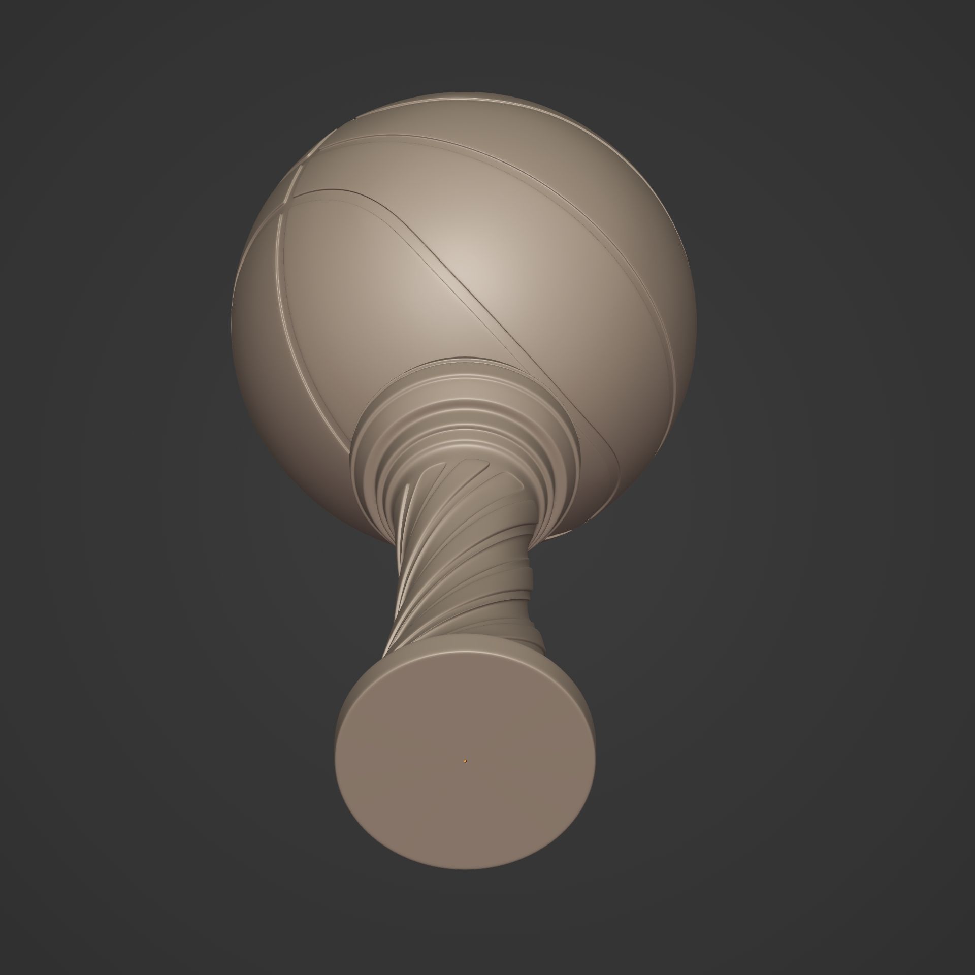 Basketball Trophy -- Original Design 3D print model_16