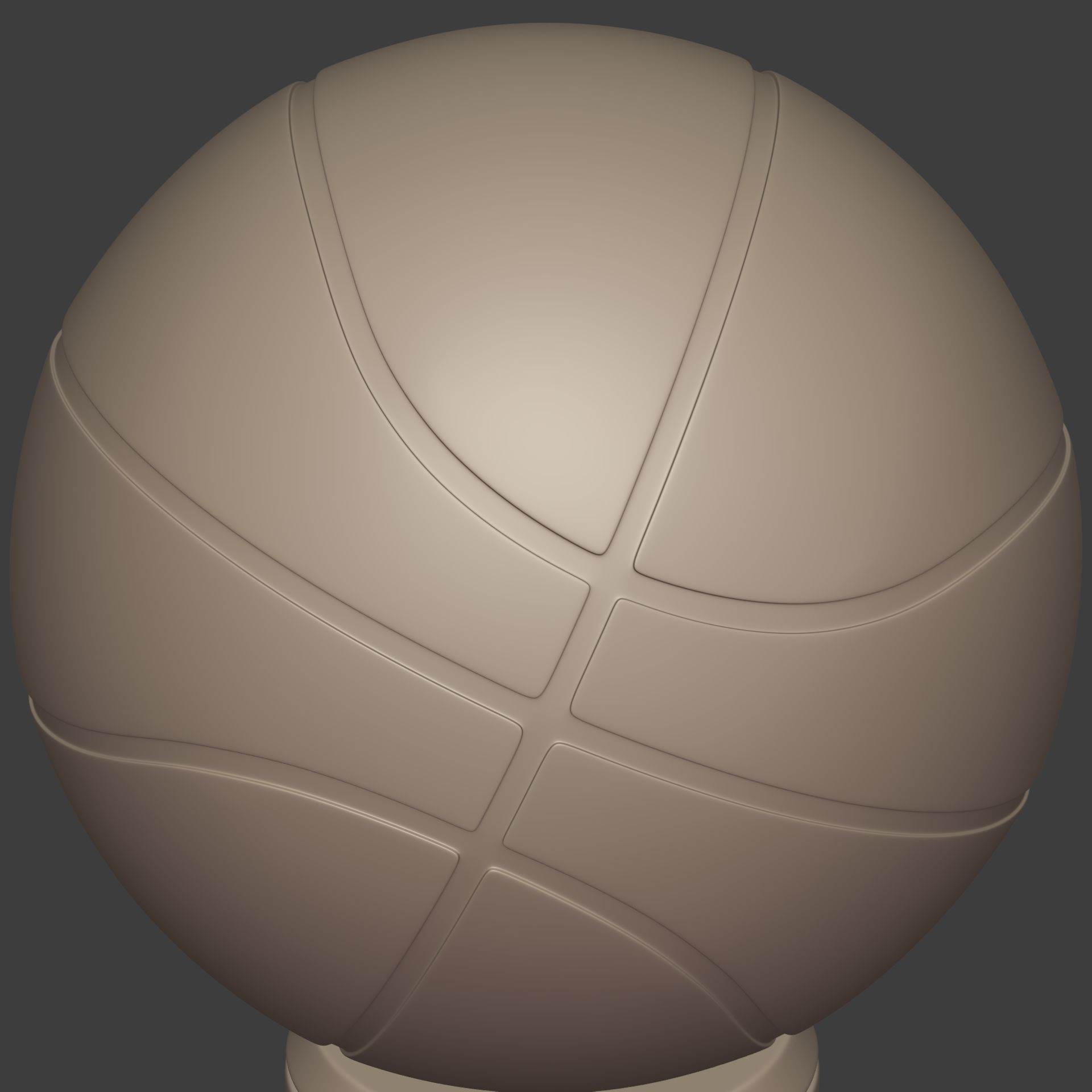 Basketball Trophy -- Original Design 3D print model_4