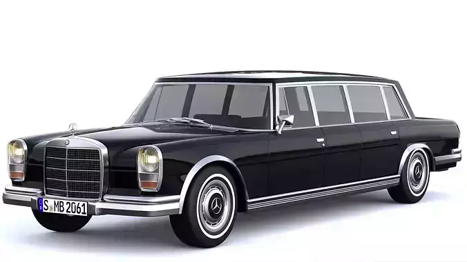 Mercedes-Benz 600 w100 Pullman 3D model