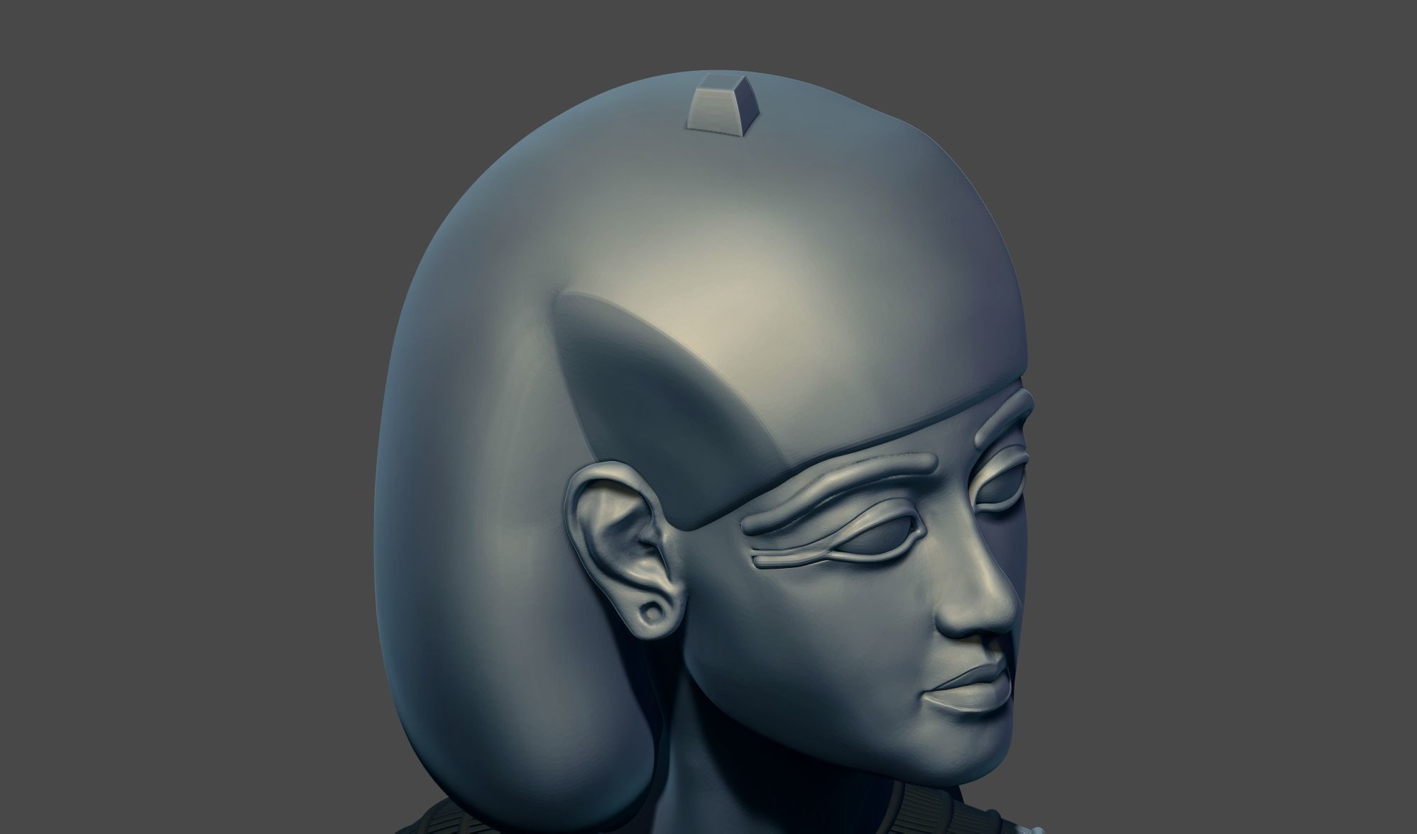 isis nephthys neith and sereke shrine of Tutankhamun 3d model 3D print model_8