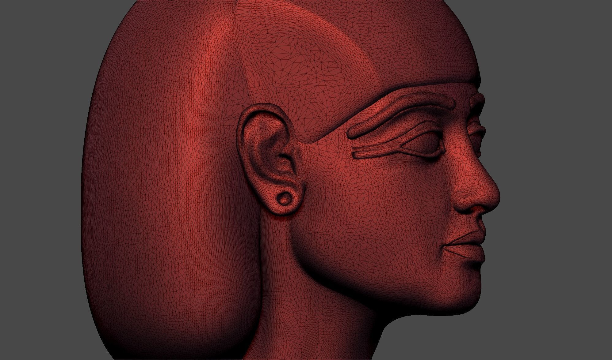 isis nephthys neith and sereke shrine of Tutankhamun 3d model 3D print model_14