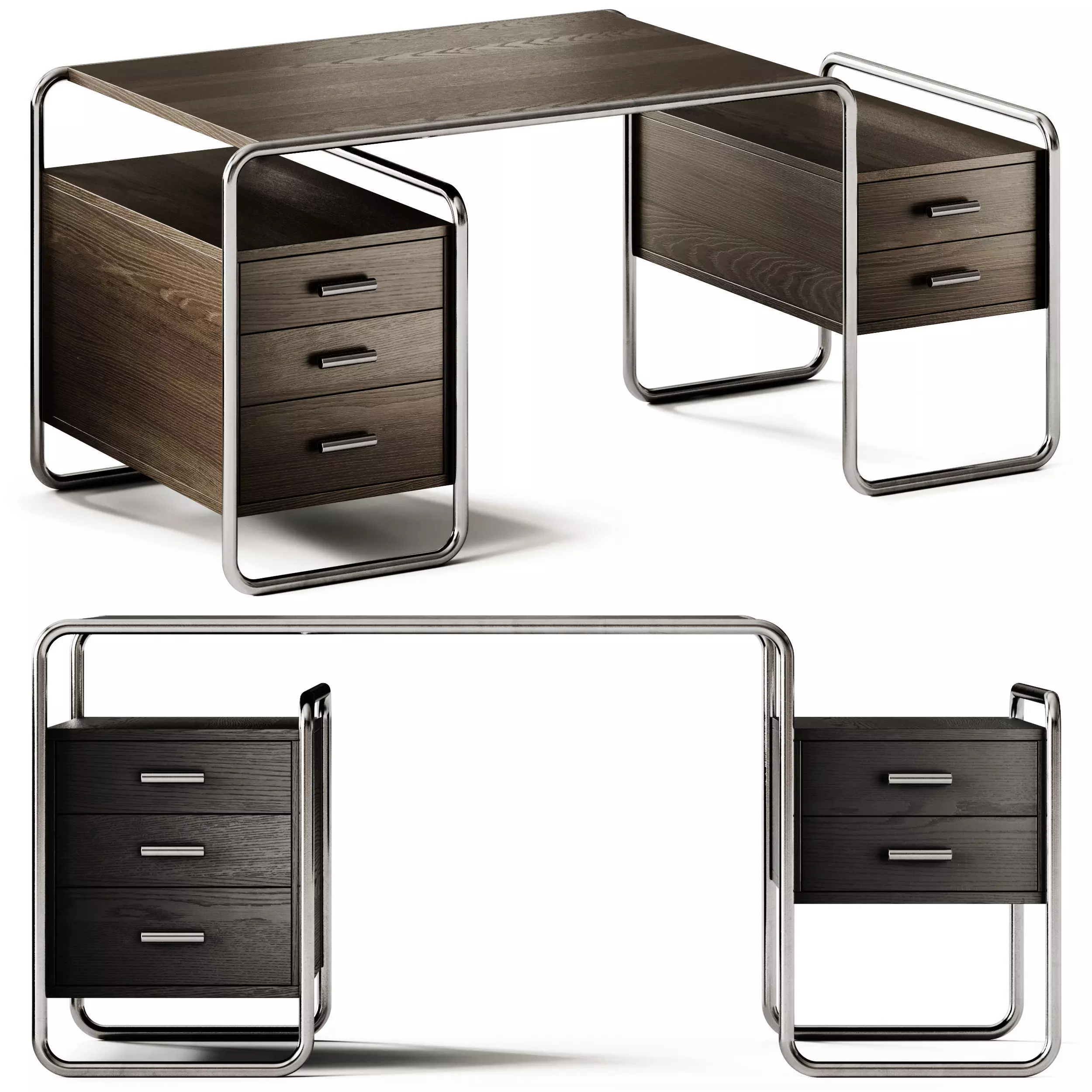 Thonet S 285 Writing Desk 3D model