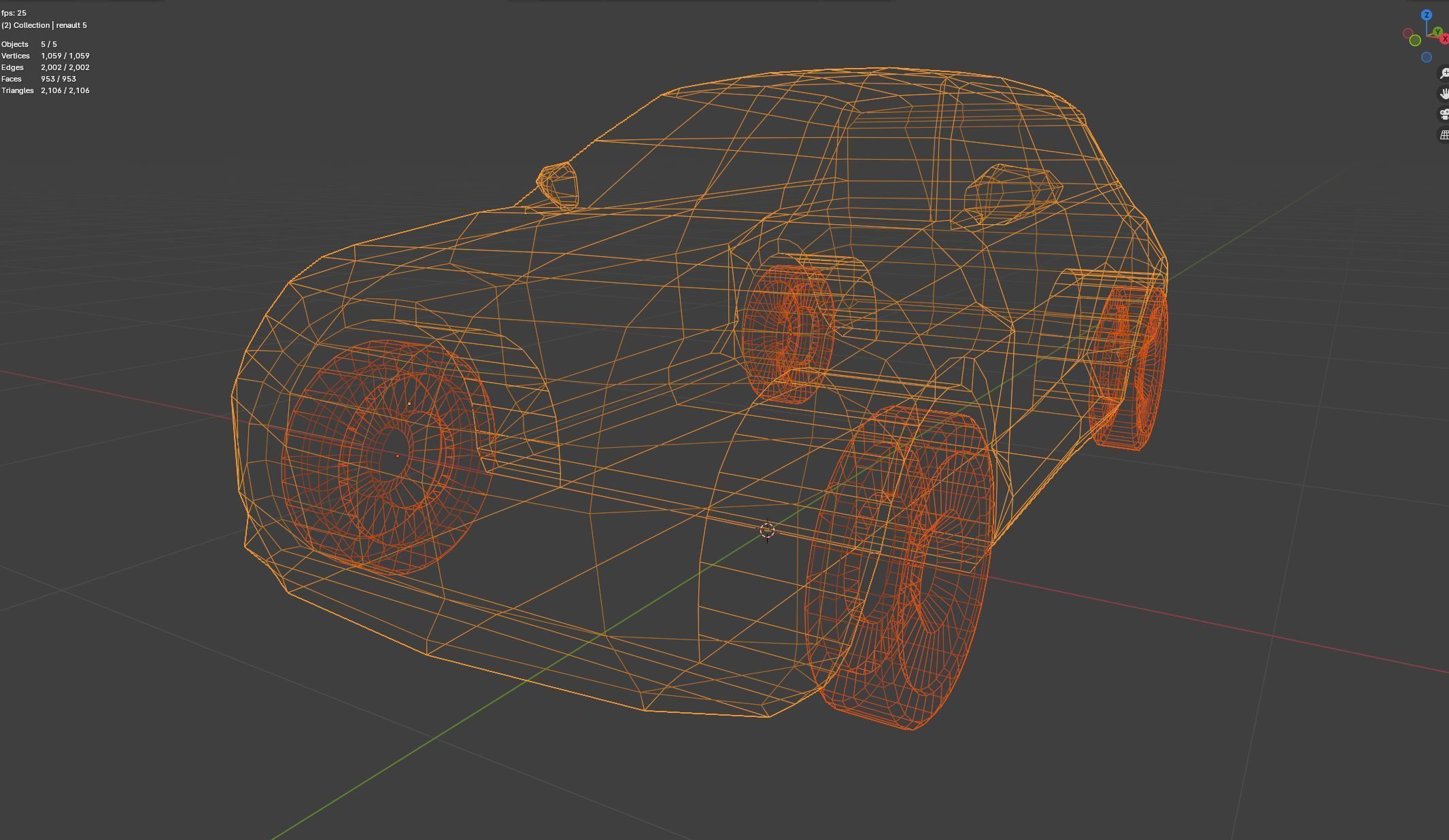 Renault 5 2025 New Low-poly 3D model_19