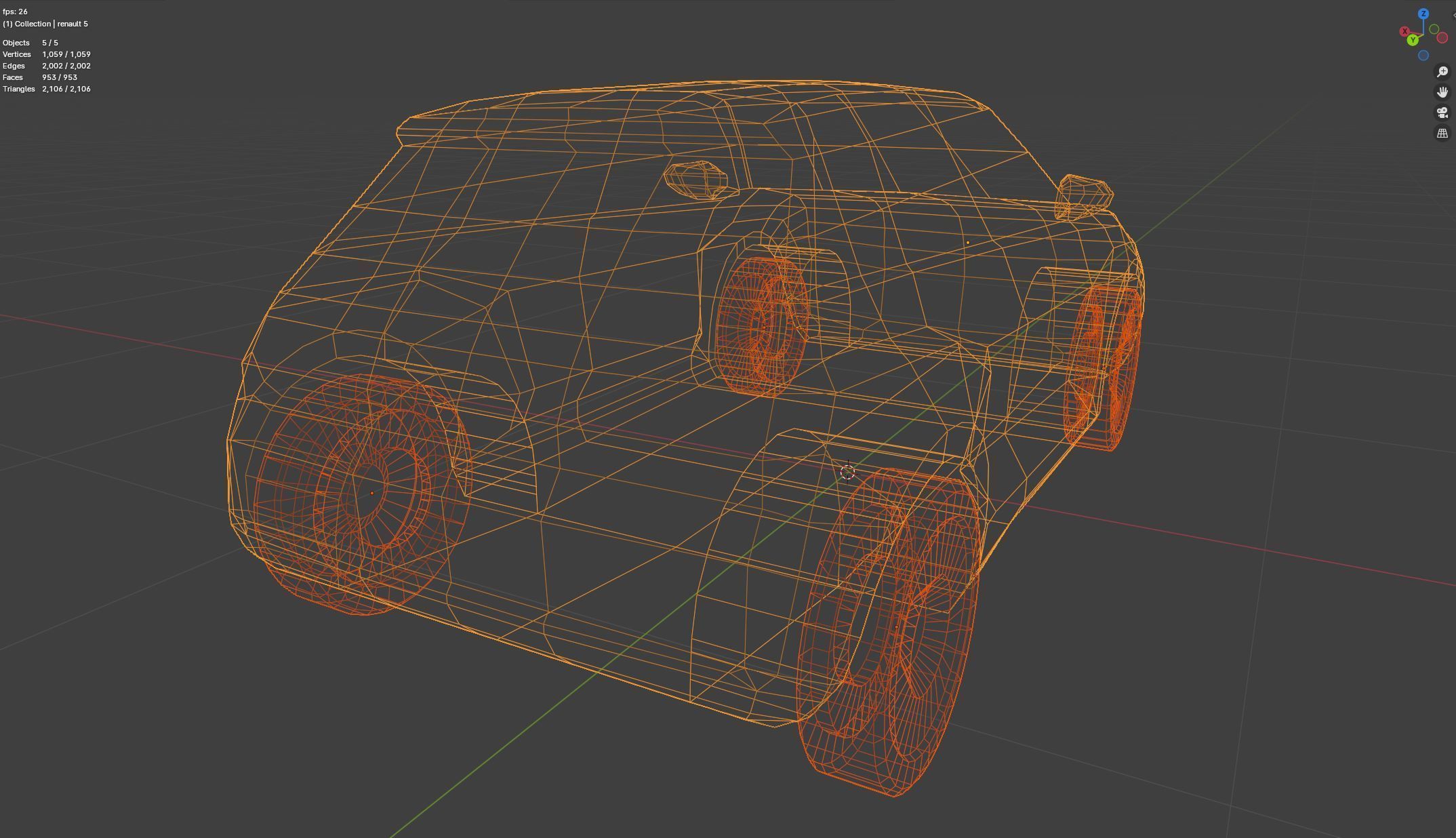 Renault 5 2025 New Low-poly 3D model_20