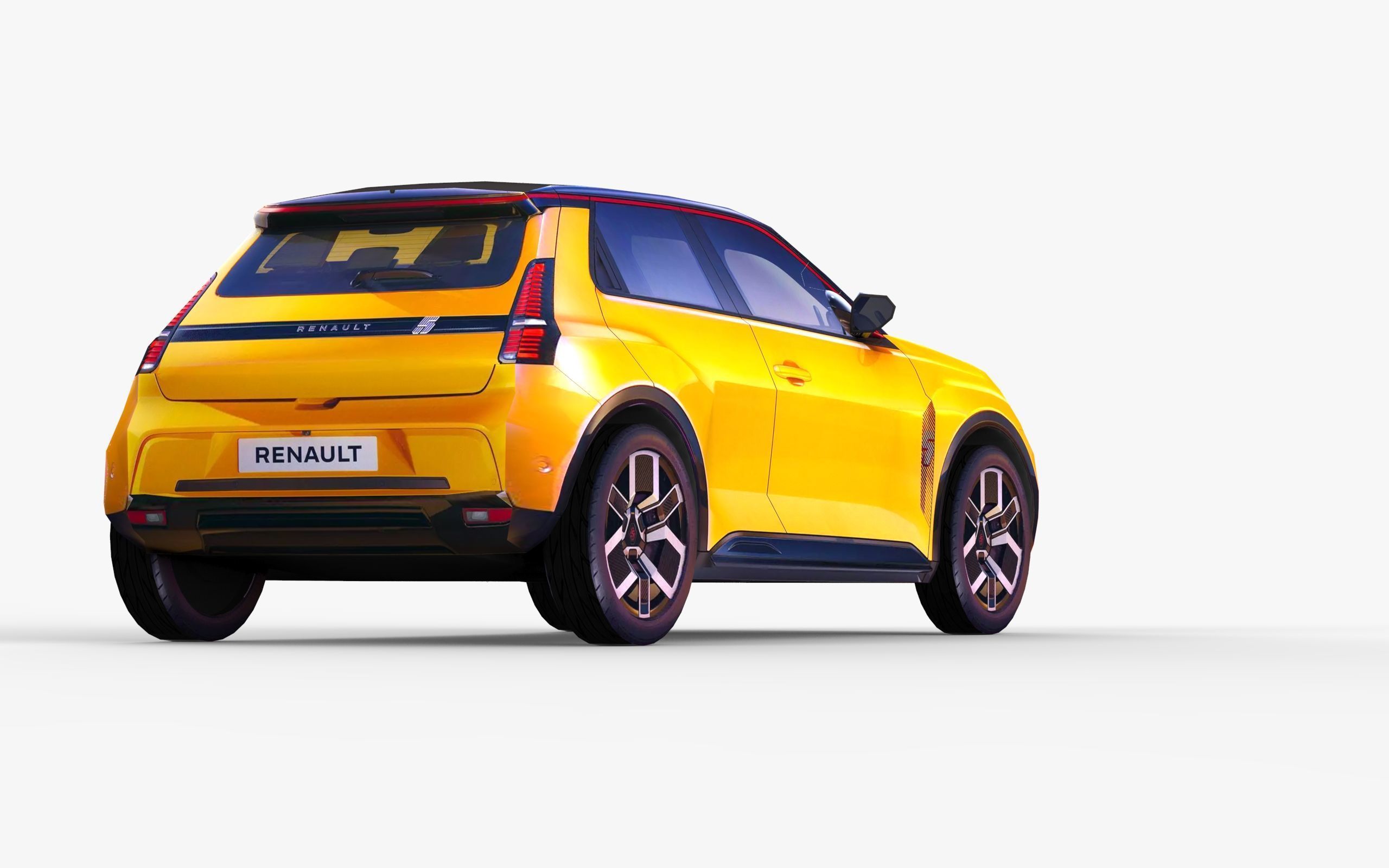 Renault 5 2025 New Low-poly 3D model_7