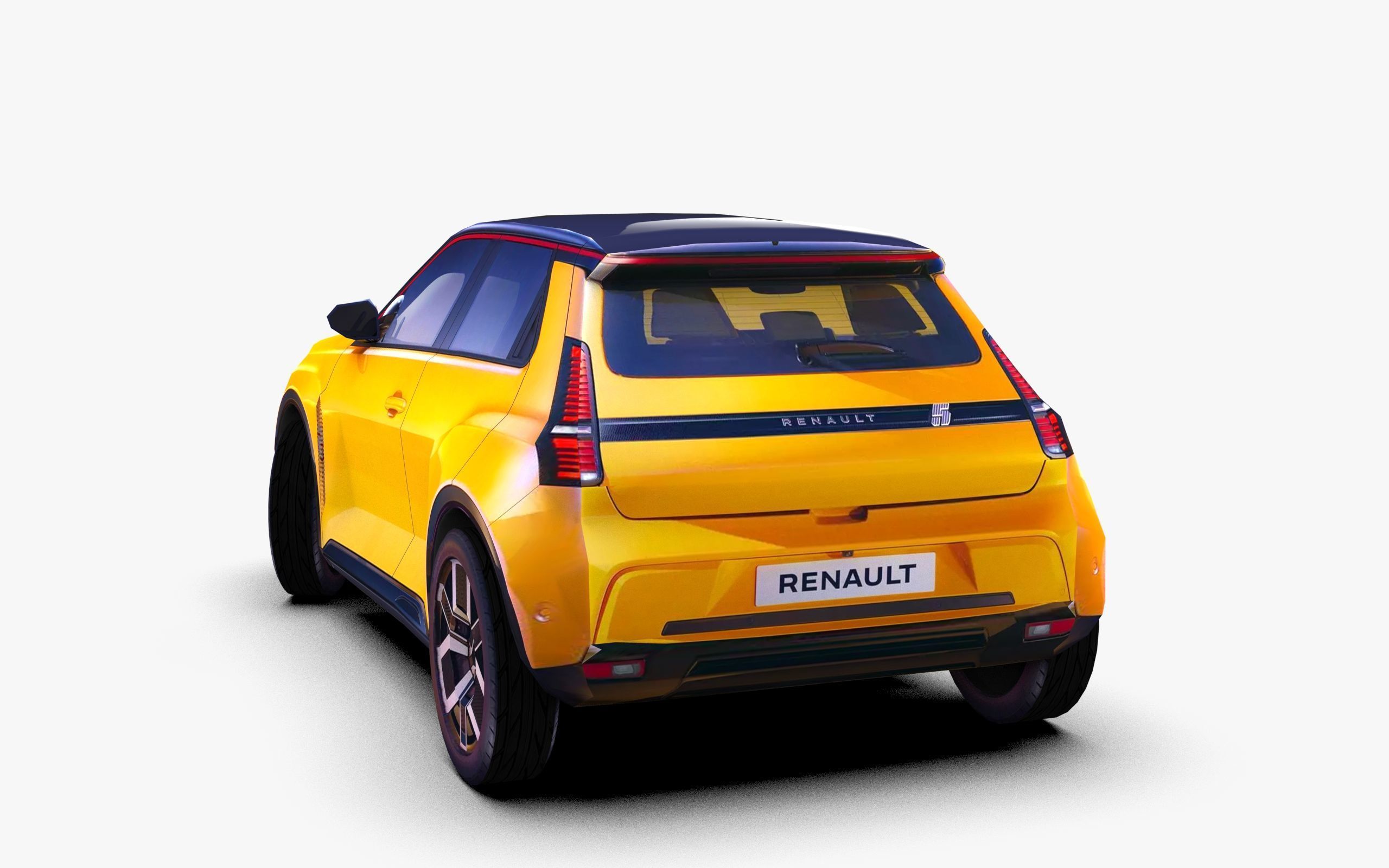 Renault 5 2025 New Low-poly 3D model_5