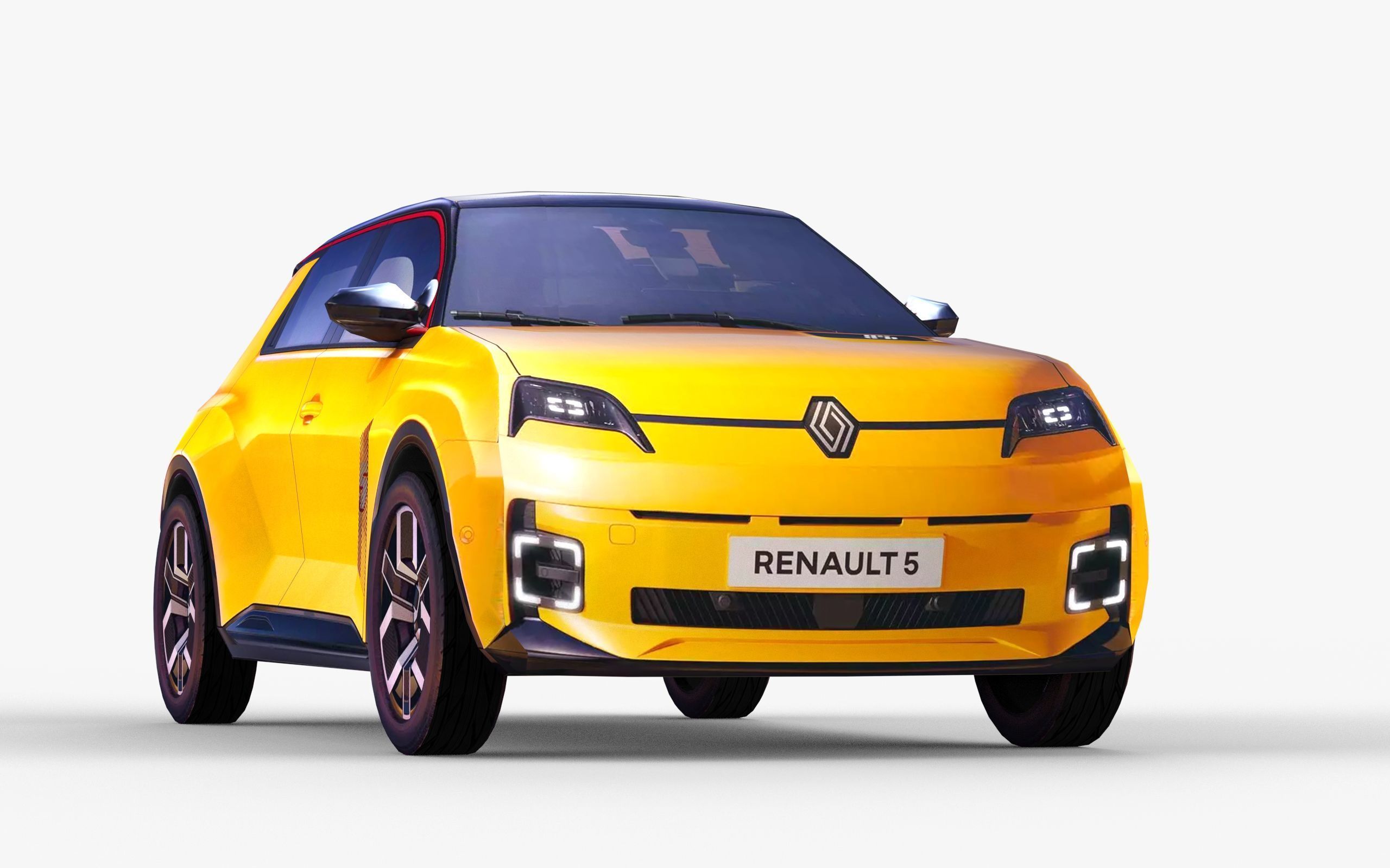 Renault 5 2025 New Low-poly 3D model_10