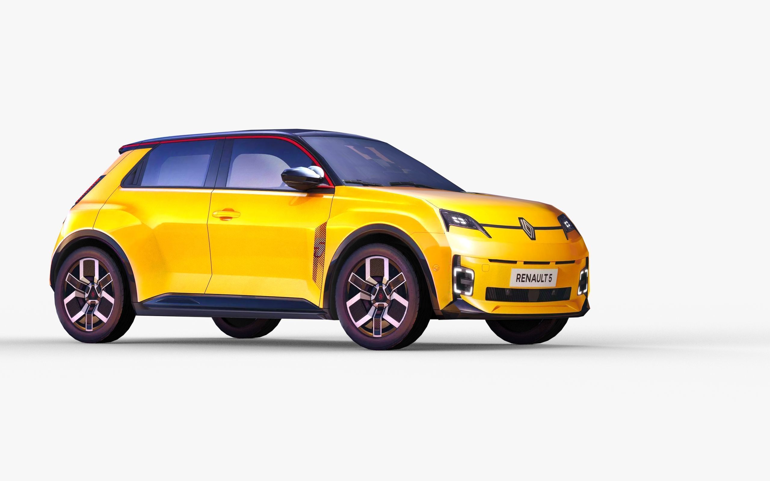 Renault 5 2025 New Low-poly 3D model_9