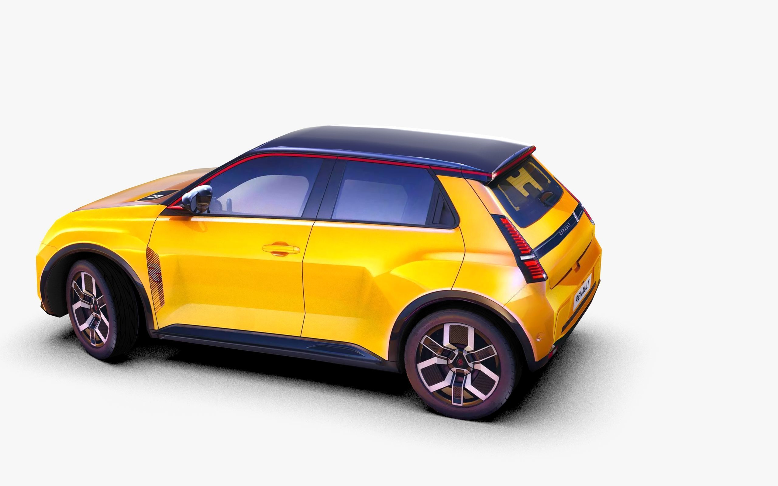 Renault 5 2025 New Low-poly 3D model_4