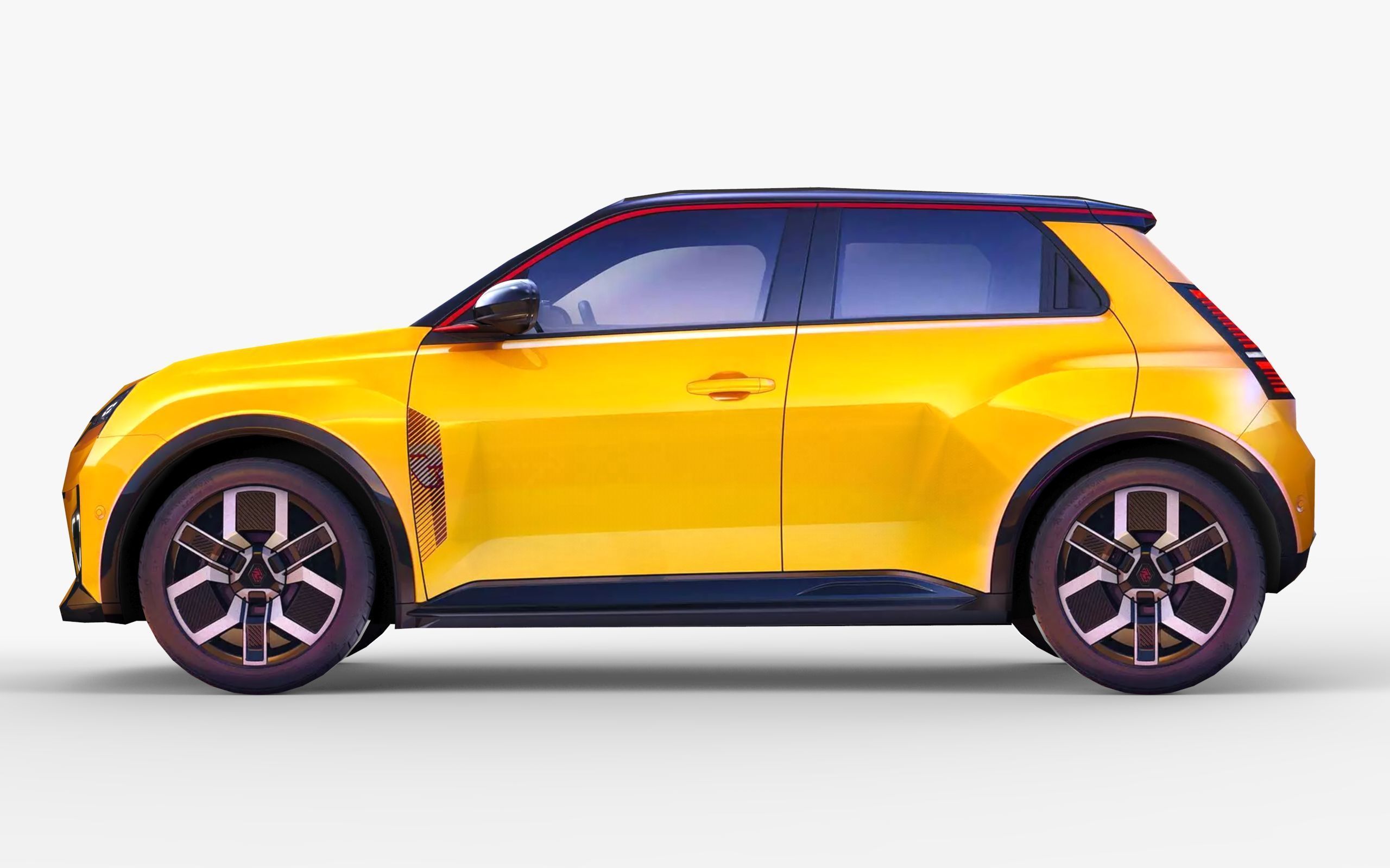 Renault 5 2025 New Low-poly 3D model_2