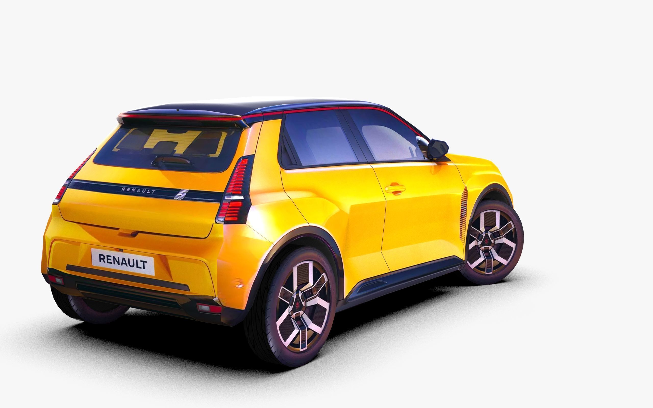 Renault 5 2025 New Low-poly 3D model_6