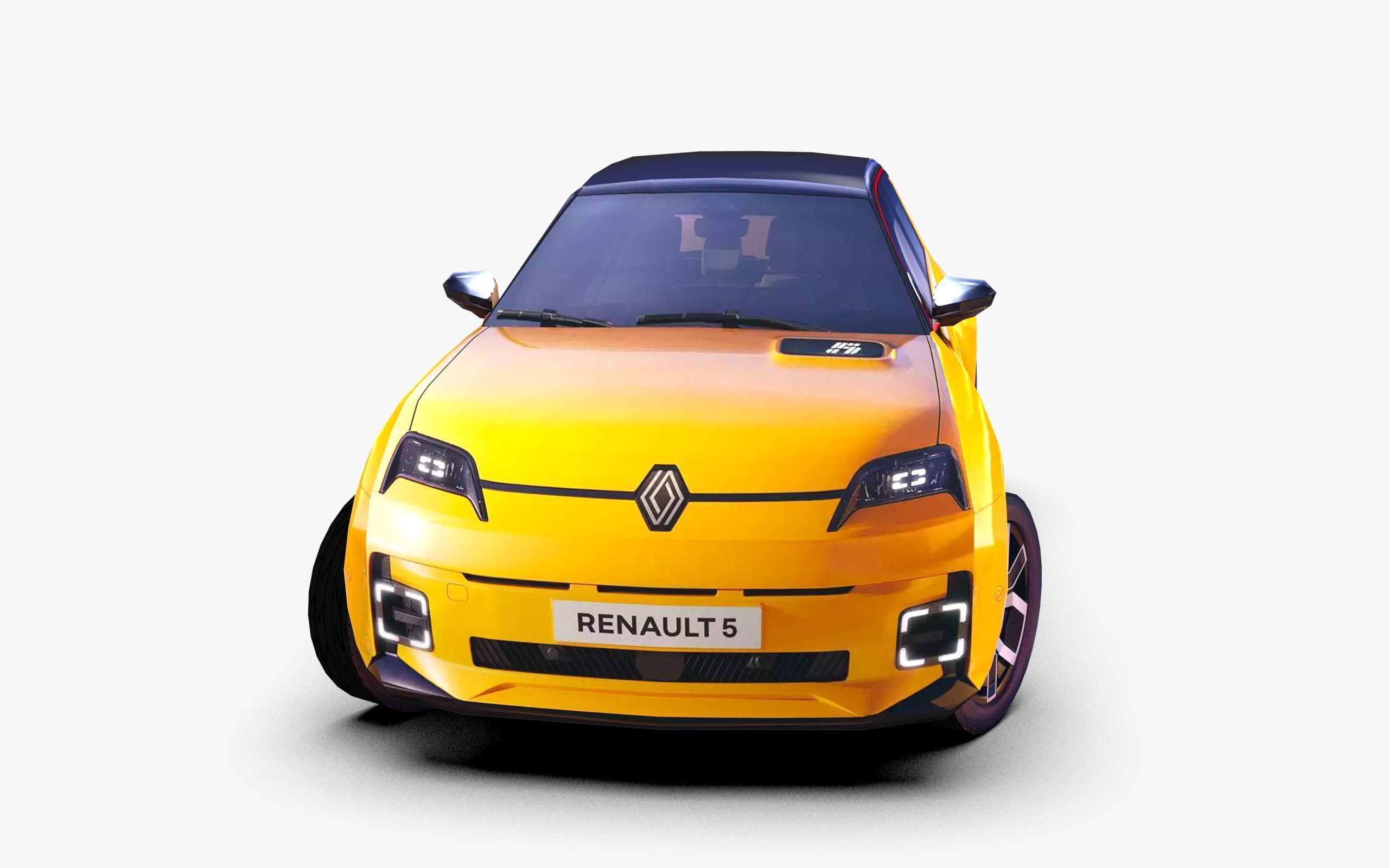 Renault 5 2025 New Low-poly 3D model_1