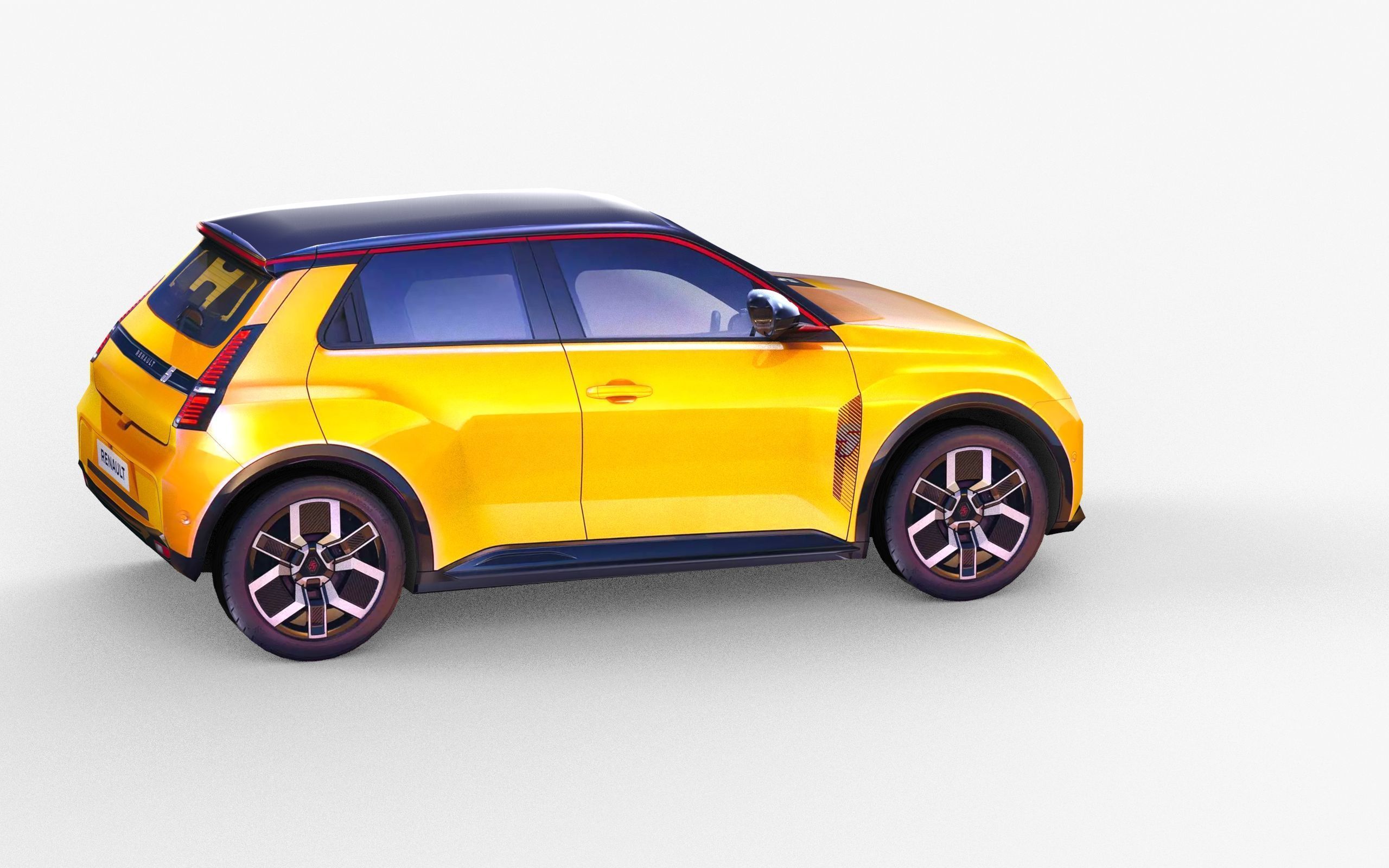 Renault 5 2025 New Low-poly 3D model_8