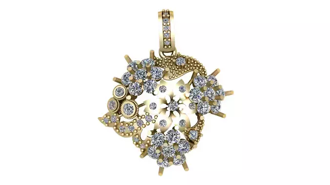 FAIRYTALE PRECIOUS PENDANT 3D PRINTABLE MODEL