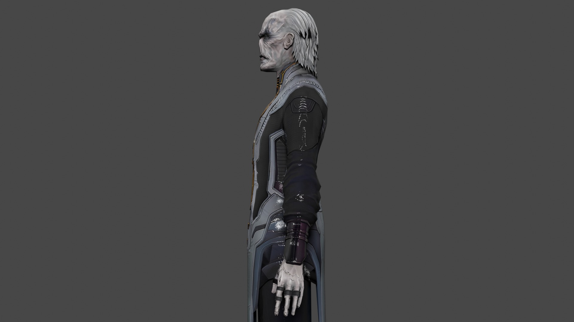 Ebony Maw Low-poly 3D model_3