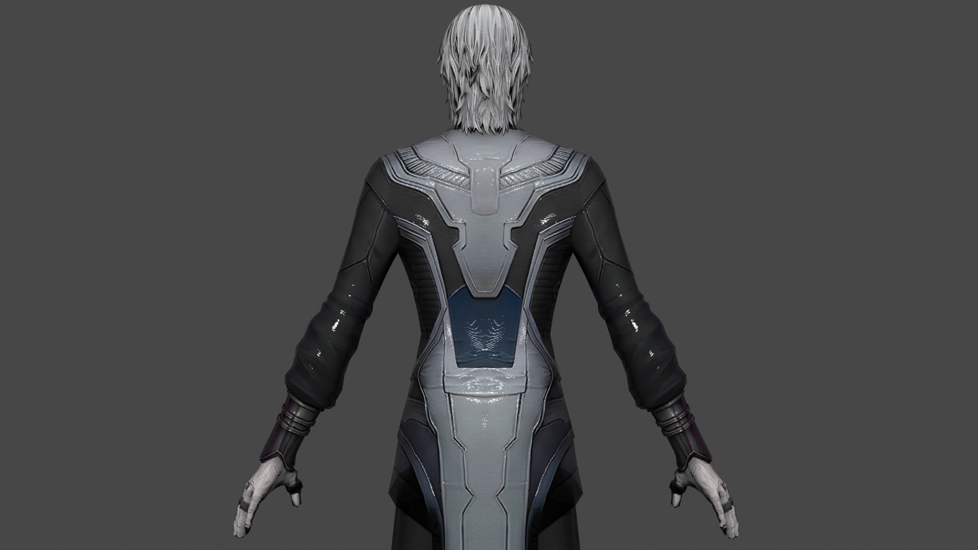 Ebony Maw Low-poly 3D model_5