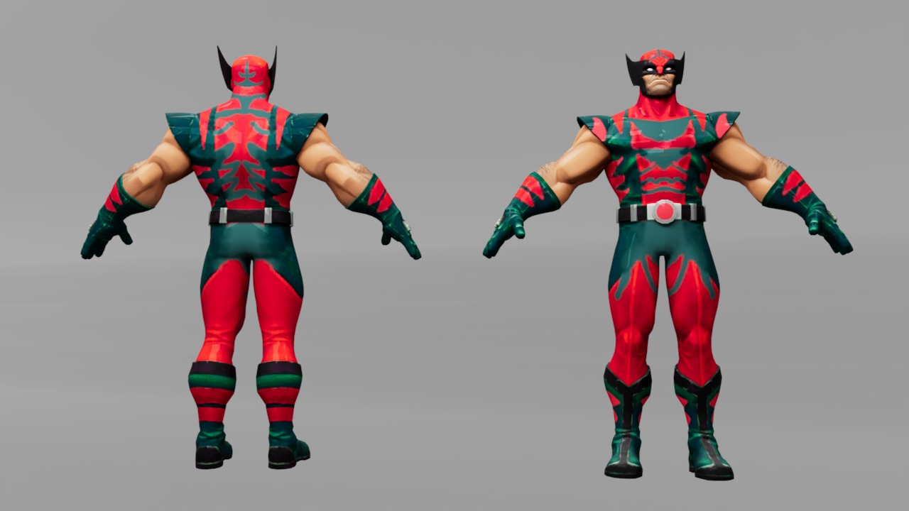 Tigerine 3D Character Highly Detailed Model for Games Low-poly 3D model_4
