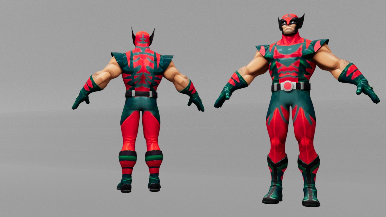 Tigerine 3D Character Highly Detailed Model for Games Low-poly 3D model_1