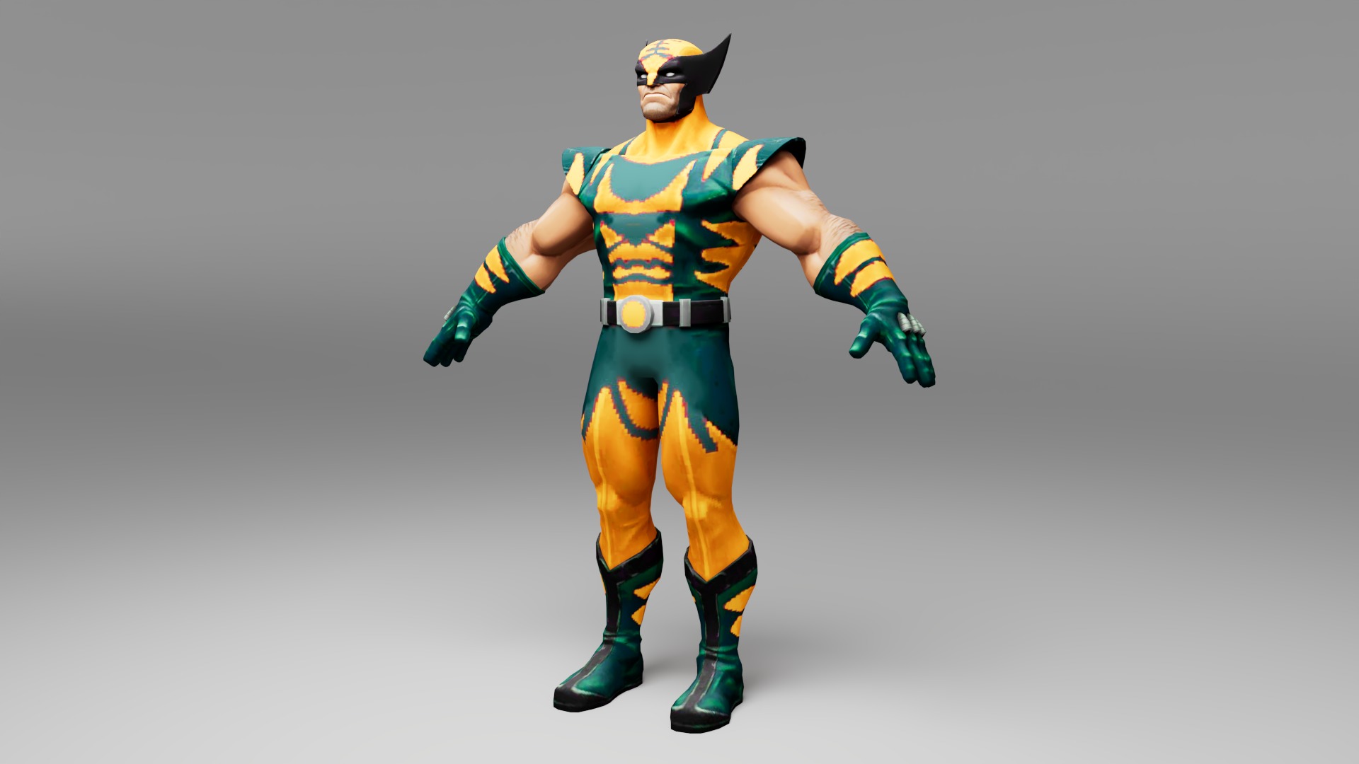 Tigerine 3D Character Highly Detailed Model for Games Low-poly 3D model_5