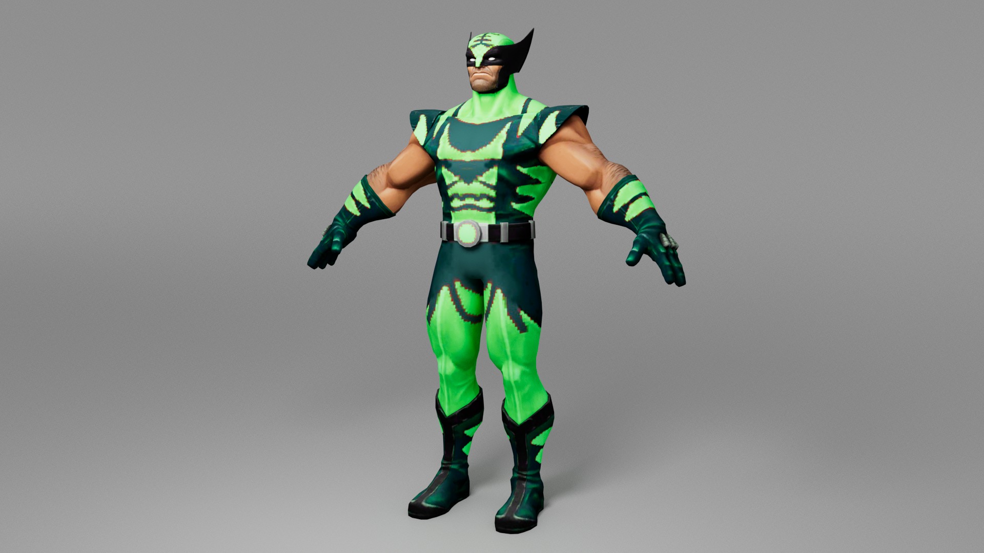 Tigerine 3D Character Highly Detailed Model for Games Low-poly 3D model_6
